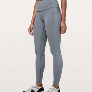 Lululemon Wunder Under High-Rise Tight *Rib 28"Steam Blue
